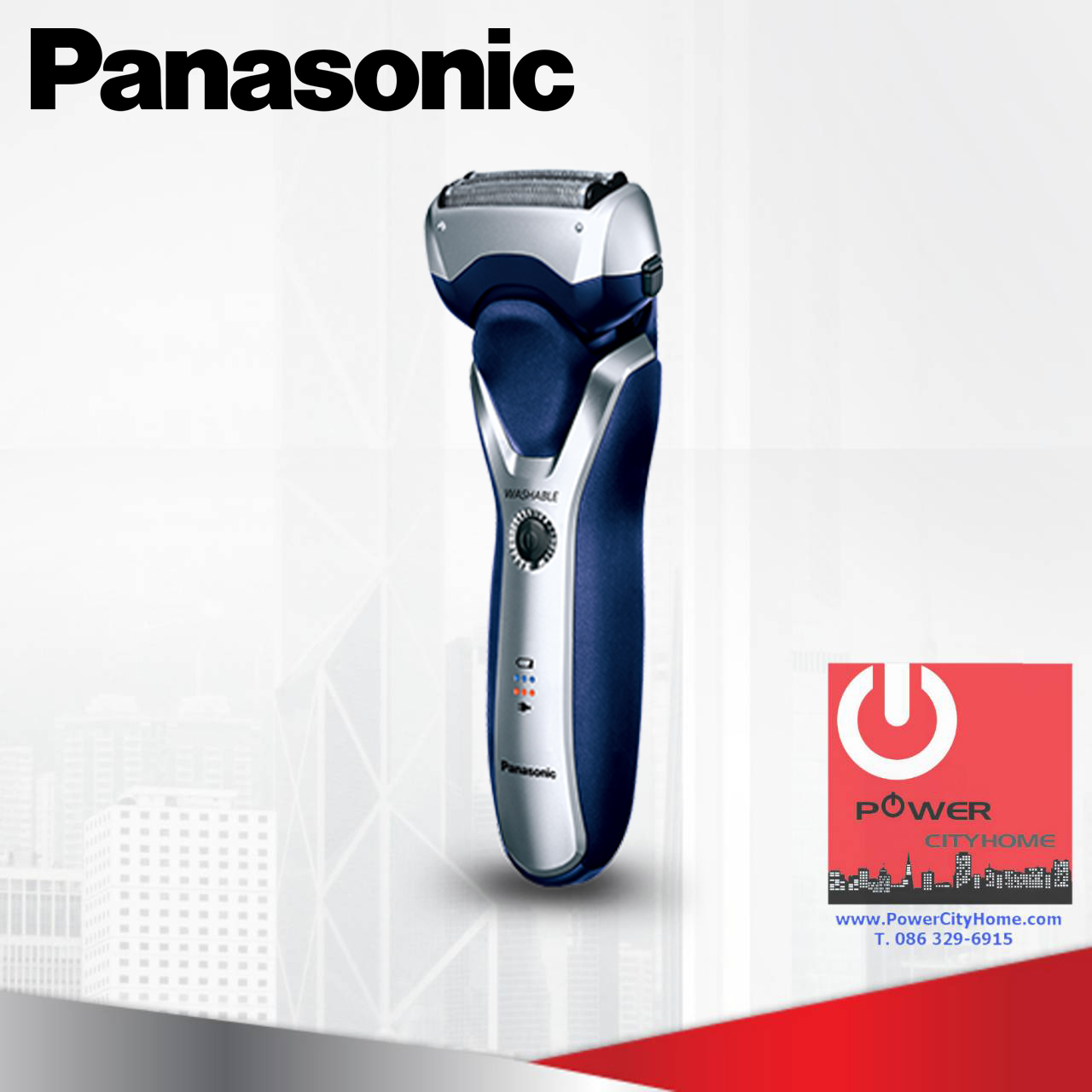 เครื่องโกนหนวด Panasonic แบบชาร์จไฟ รุ่น ES-RT36