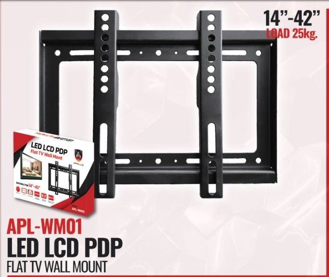 ขาแขวนทีวี Apollo รุ่น APL-WM01 ขนาด 14" -42" รองรับน้ำหนัก 25 KG