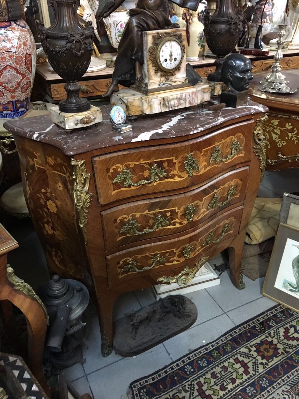 โต๊ะท๊อปหินอ่อนงานฝรั่งเศส