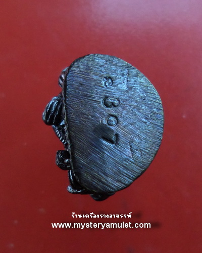 พระพิฆเณศวรลอยองค์เนื้อสัมฤทธ์รมดำ พิมพ์เล็ก ครูบากฤษณะ สำนักสงฆ์เวฬุวัณ จ.นครราชสีมา เทพเจ้าแห่งความสำเร็จ