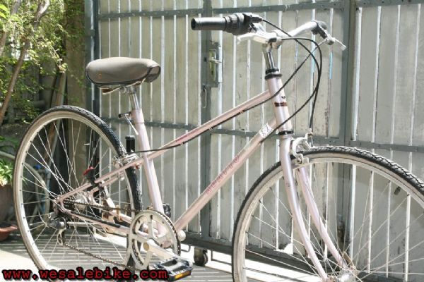 จักรยานทัวร์ริ่ง Panasonic เฟรมและตะเกียบเป็นท่อโครโมลี่ 6เกียร์ ไซส์ S