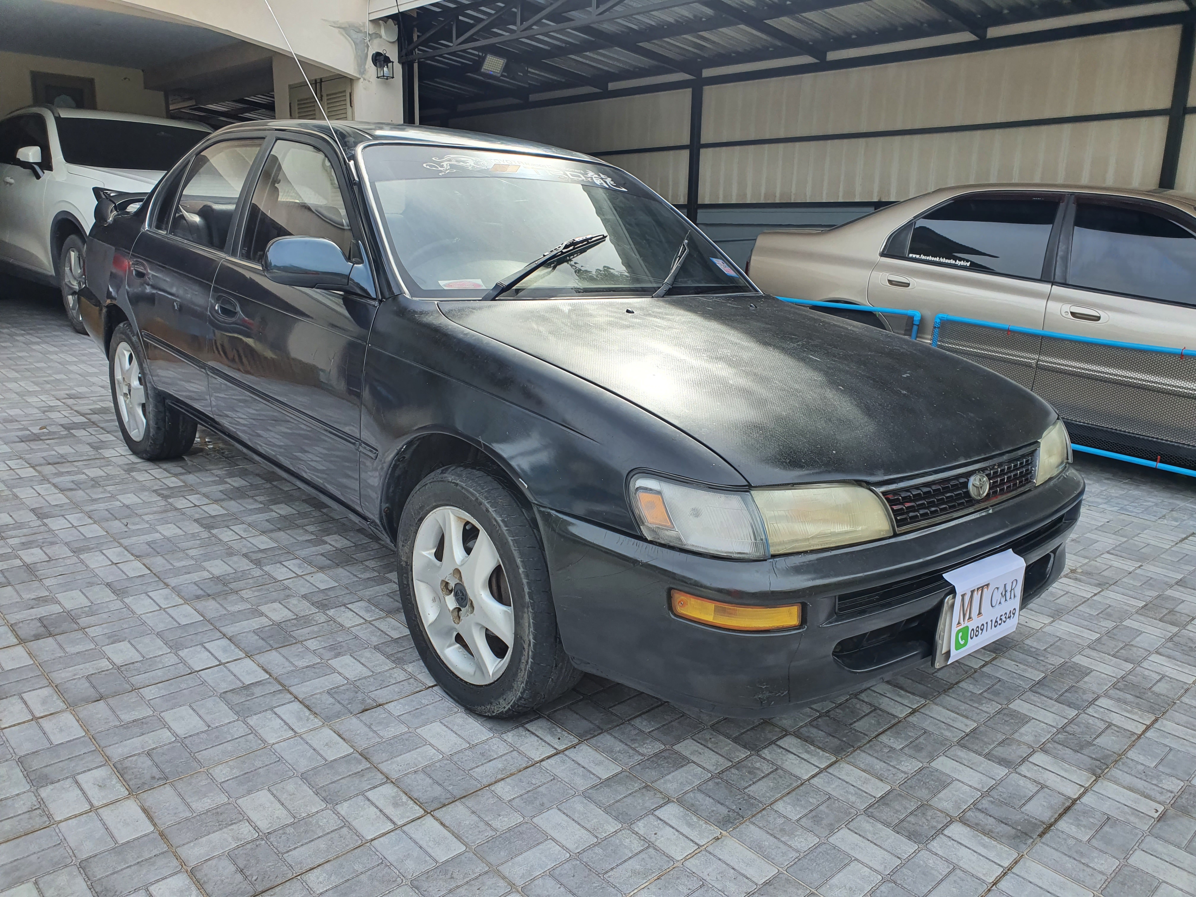 Toyota Corolla AE101 3 ห่วง ปี 1995 เครื่อง 4A-FE เกียร์ Auto 1.6 GXI