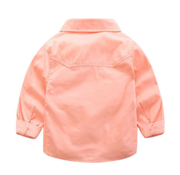 เสื้อเชิ้ตเด็กแขนยาว Size 100