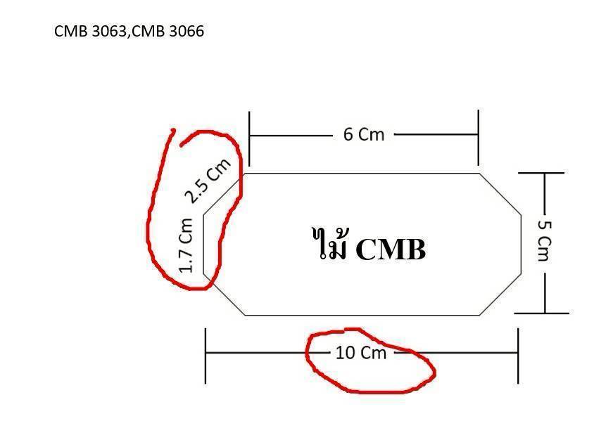 แขนไม้กั้นรถยนต์ ขนาด 4เมตร และ 6เมตร HIP รุ่น CMB /CMW เป็นไม้ยาวท่อนเดียว