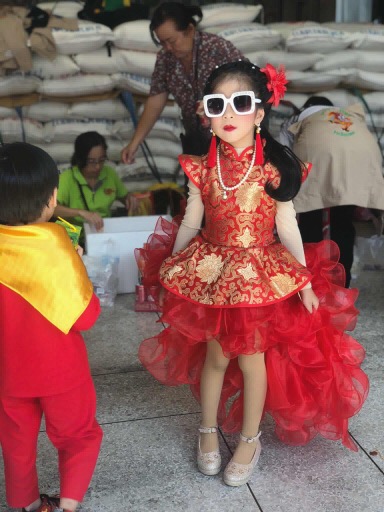 ชุดเจ้าหญิง สีแดง. รหัส FOU 94 สินค้าพร้อมส่ง