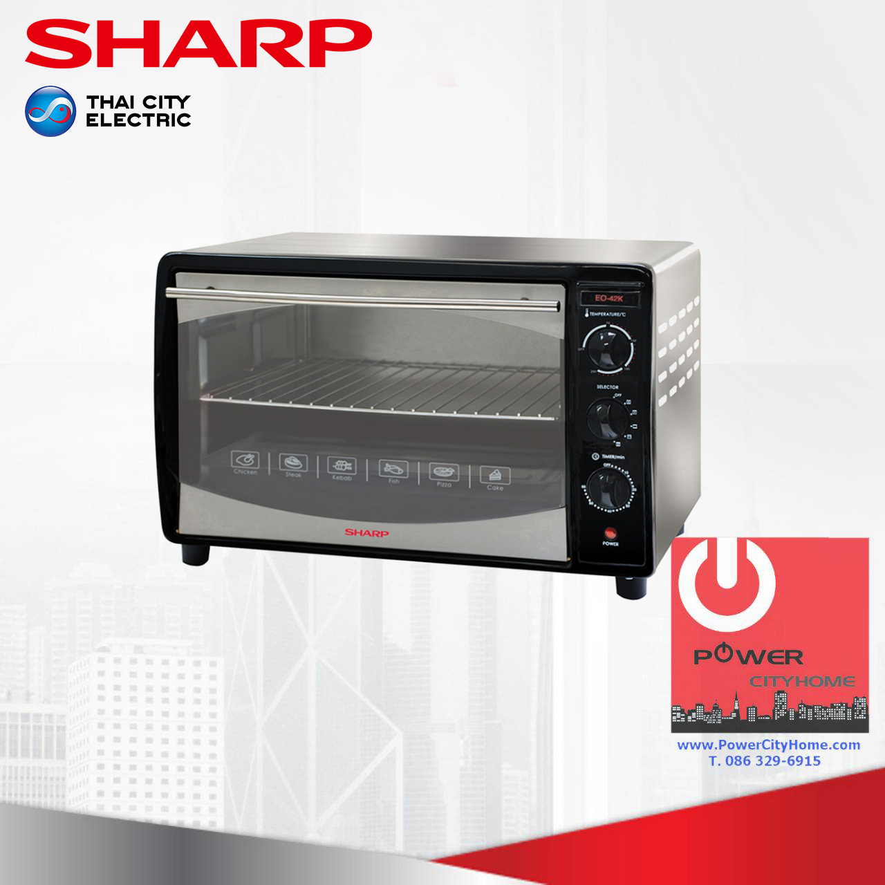 เตาอบไฟฟ้า Sharp 42 ลิตร รุ่น EO-42K