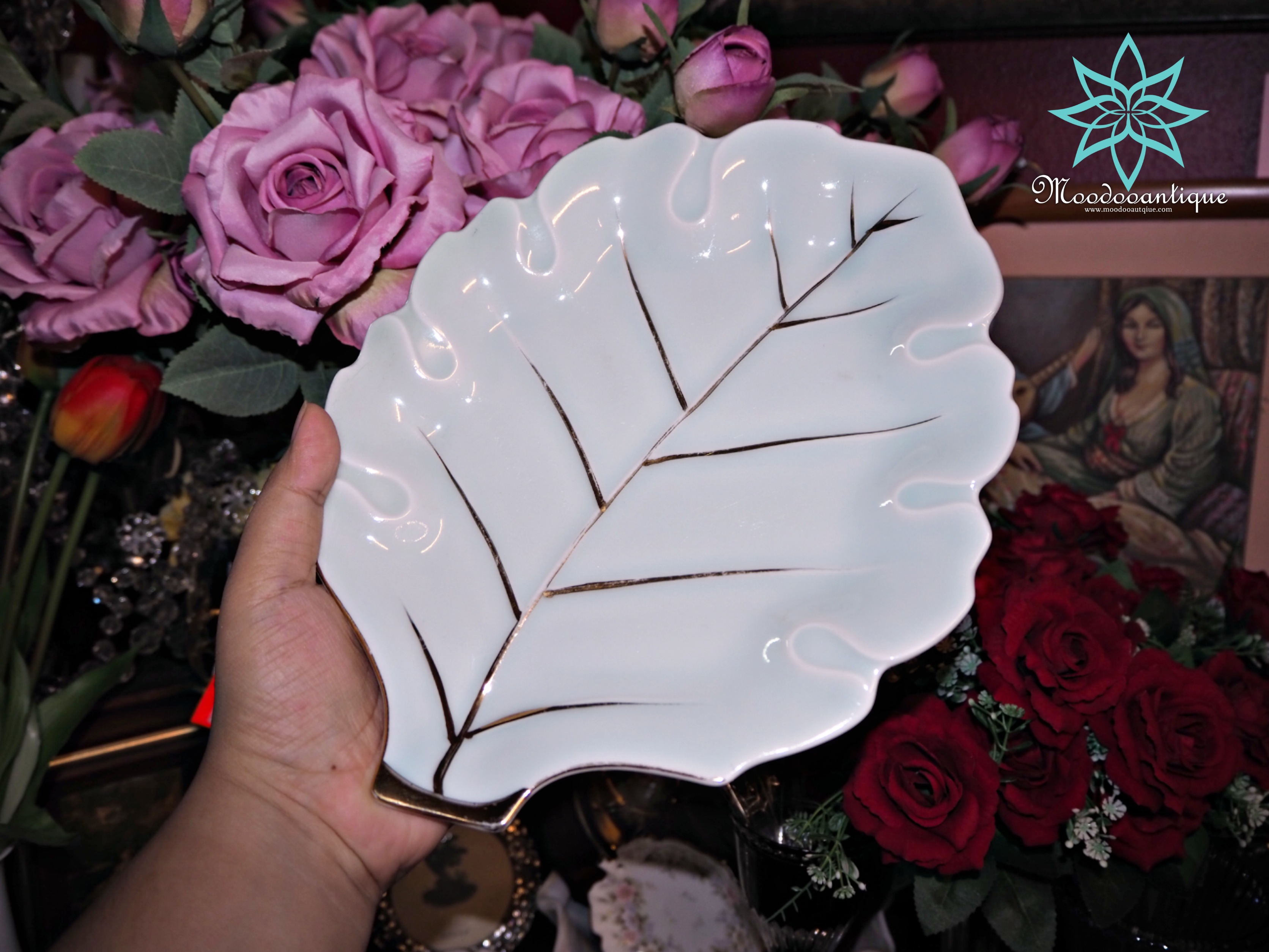 จานรูปใบไม้ FANCY JAPAN