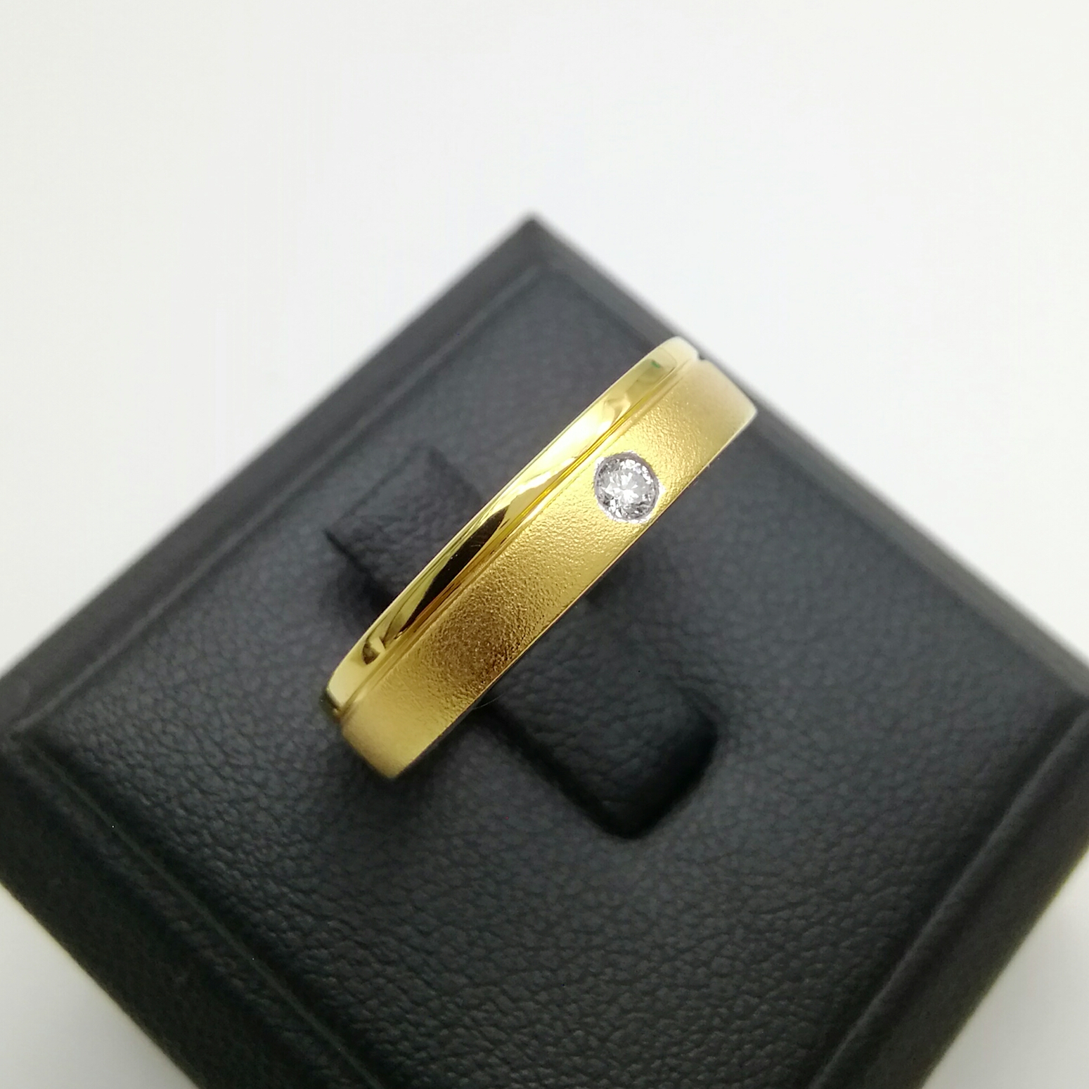 แหวนผู้ชายเพชรแท้ 0.05 cts