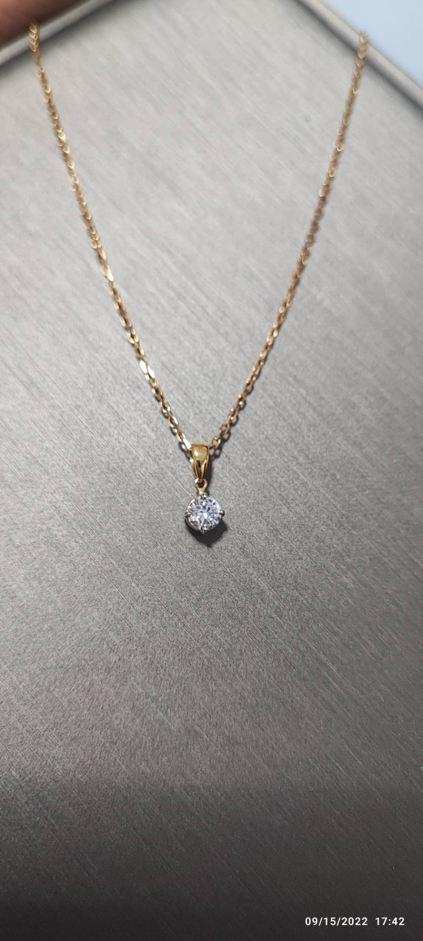 จี้เพชรแท้ 0.50 กะรัต GIA สุดปัง