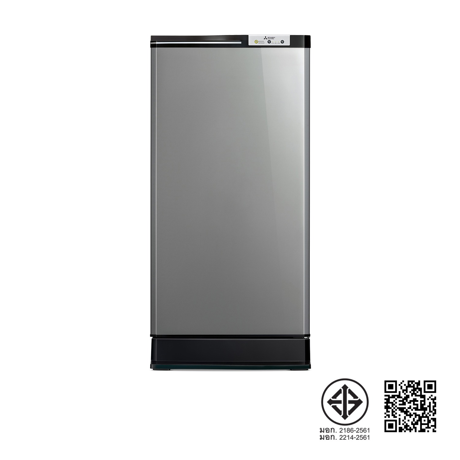 ตู้เย็น Mitsubishi 1ประตู J-SMART DEFROST รุ่น MR-17TJA ความจุ 163/5.8 (ลิตร/คิว)