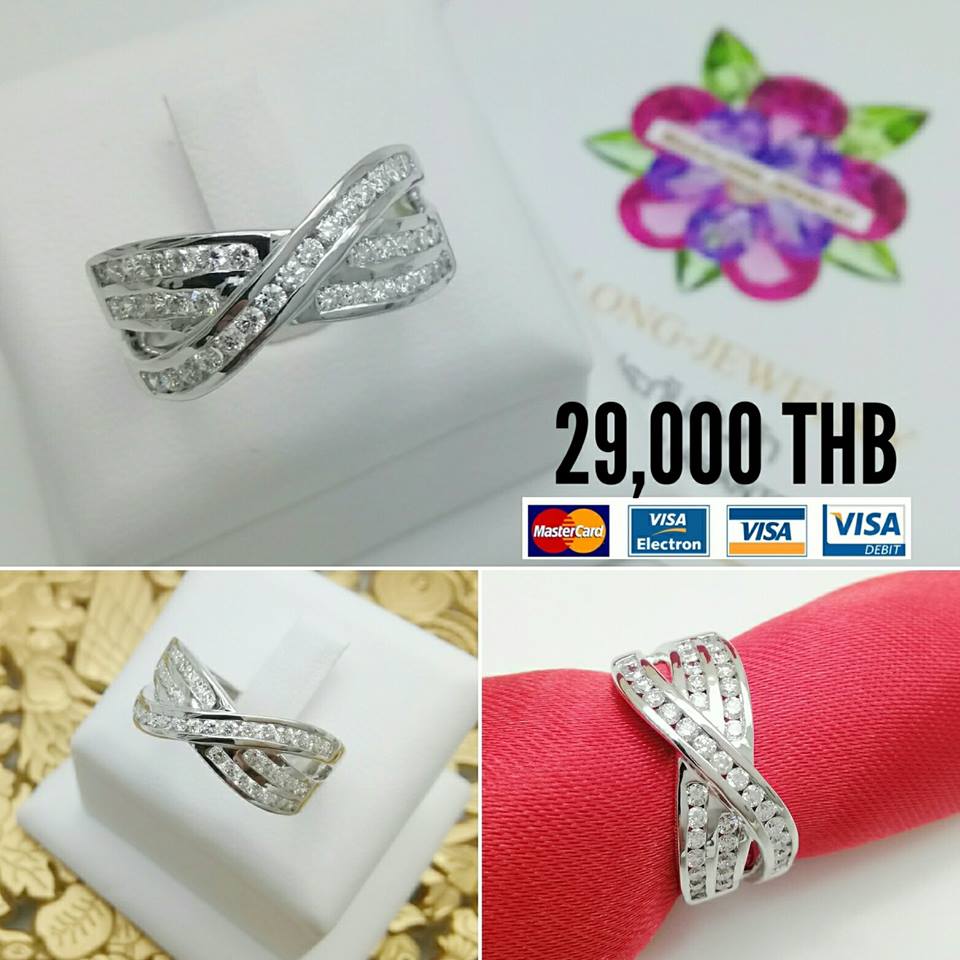 แหวนเพชรแท้รวม 0.78 cts