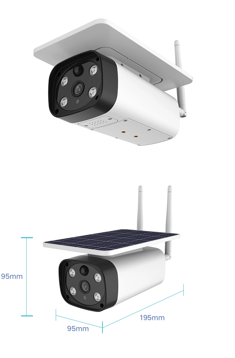 กล้อง IP WIFI Solarcell ความละเอียด 2.0MP รุ่น IPCM0179 solar (กล้อง IP WIFI พร้อมโซล่าเซล)