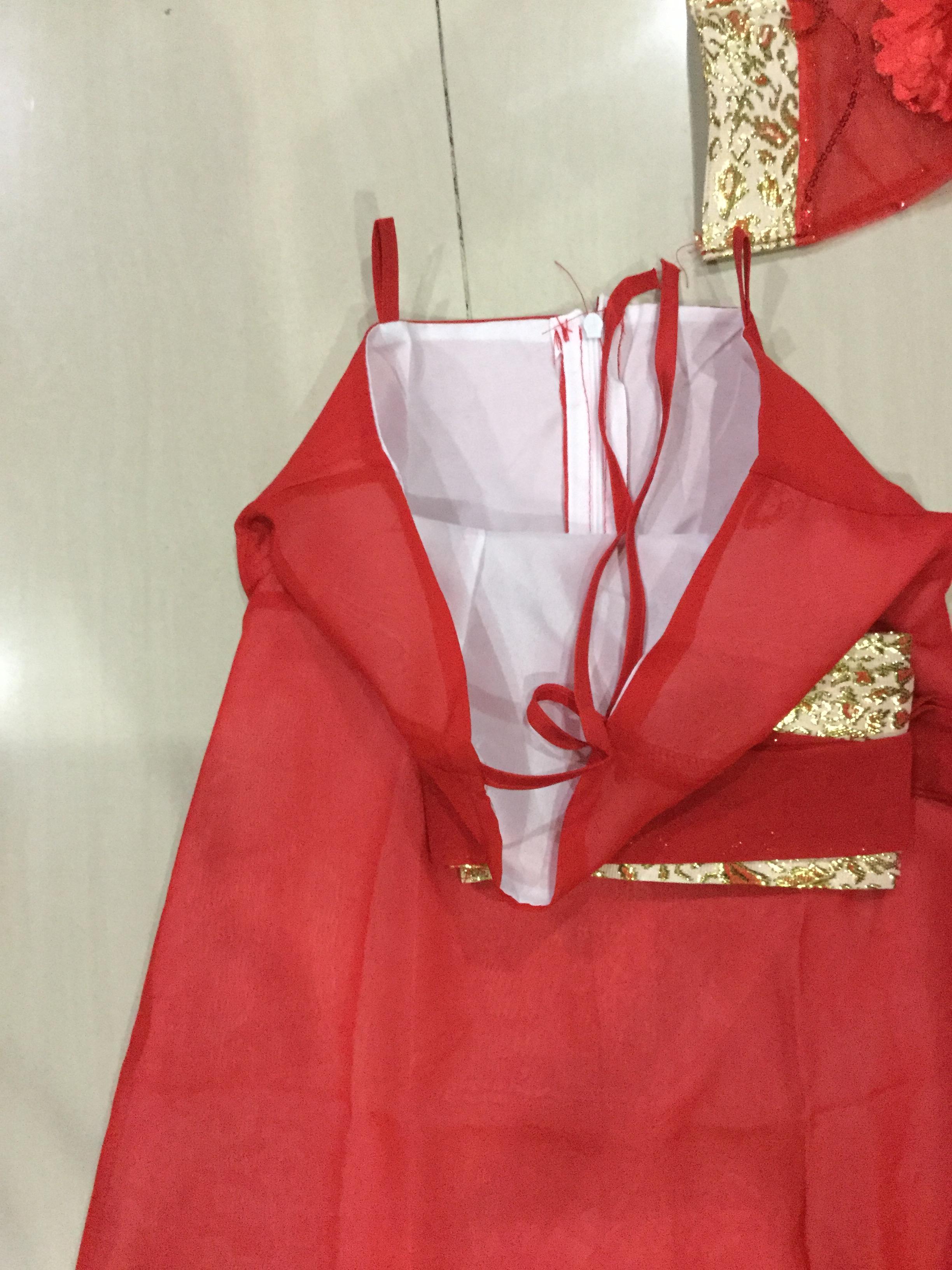 ชุดองค์หญิงฮั่น สีแดง. รหัส SUV 95 สินค้าพร้อมส่ง