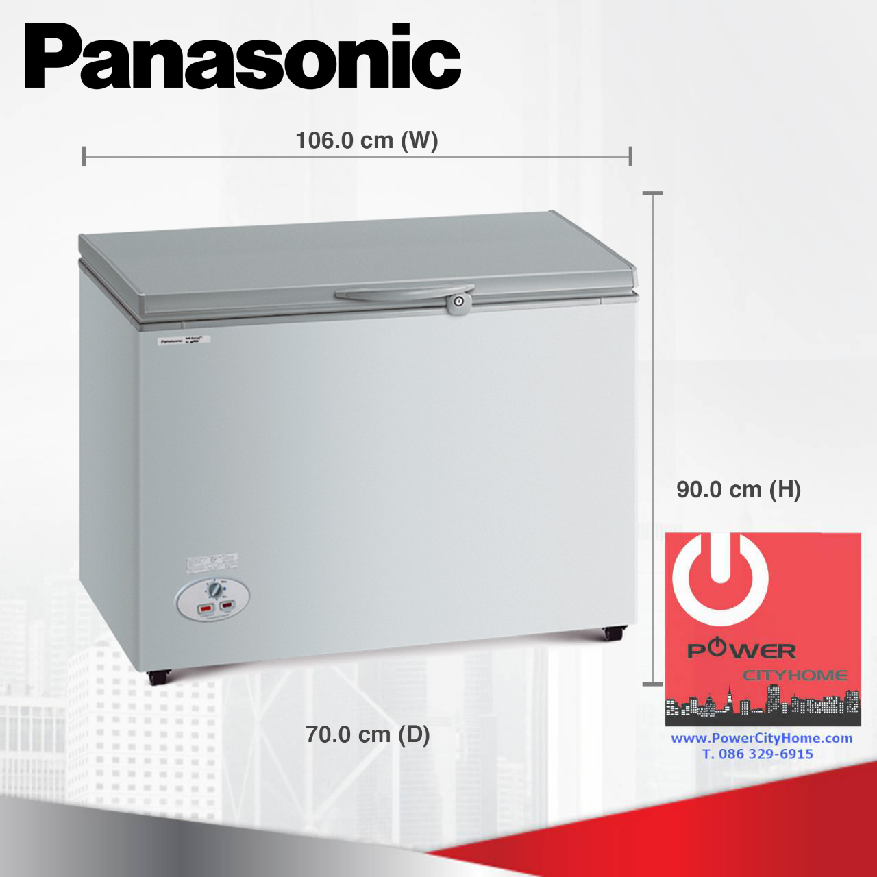 ตู้แช่แข็ง Panasonic 9.5 คิว รุ่น SF-PC900