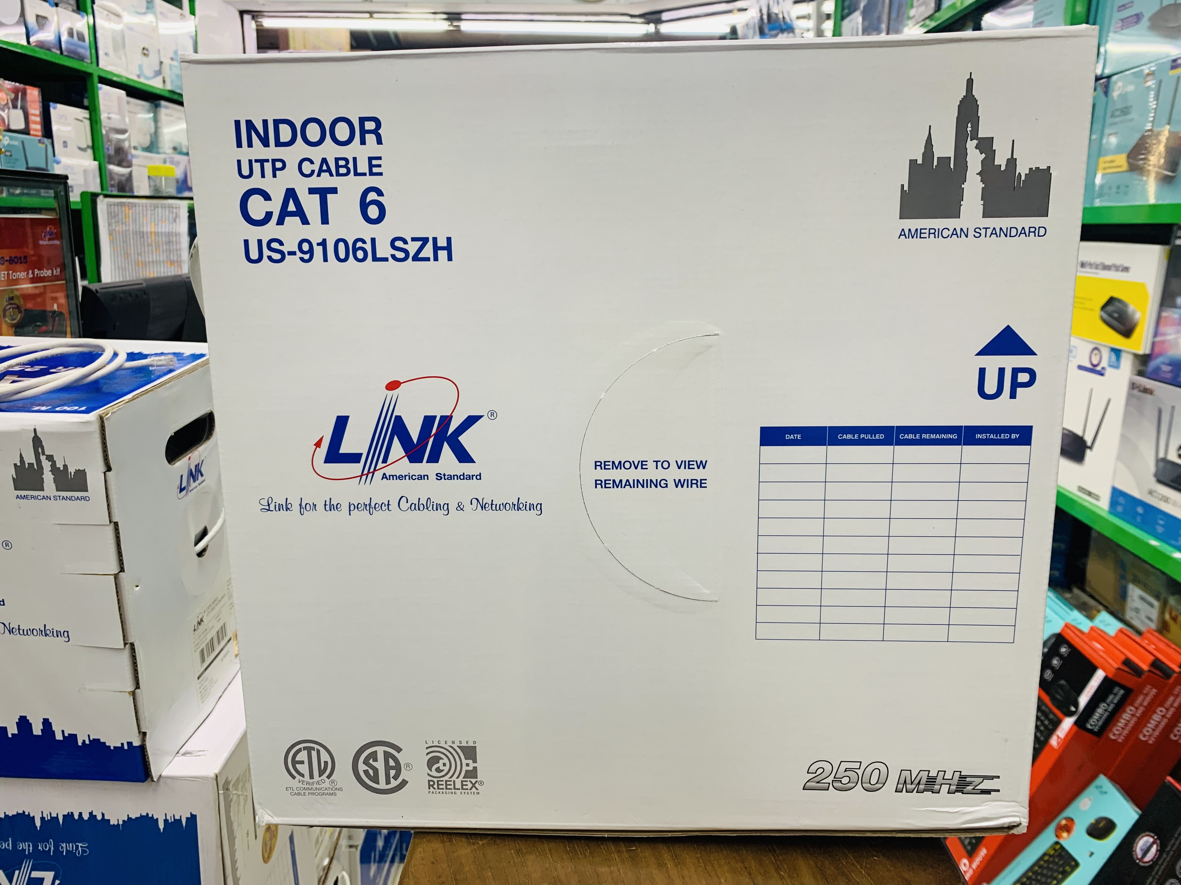 INTERLINK LAN (UTP) CAT 6 600 MHz Model US-9106LSZH