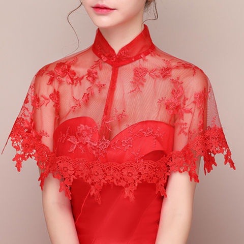 ผ้าคลุมไหช่ลูกไม้