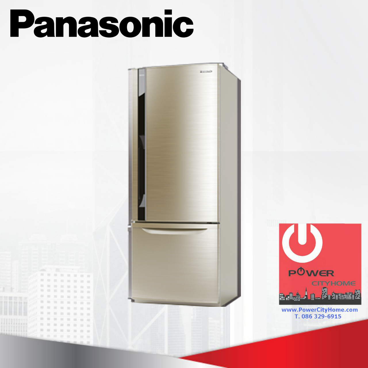 ตู้เย็น Panasonic 14.4 คิว Inverter รุ่น NR-BW465