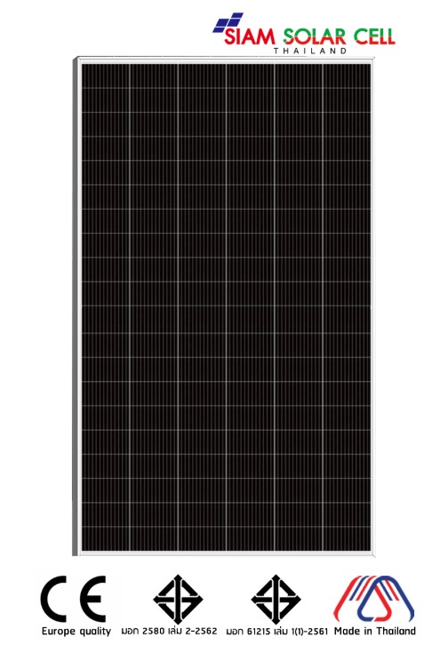 แผงโซลาร์ มอก. SPPM 600W SPPM 600W-Bifacial Doubleglass (TIS)