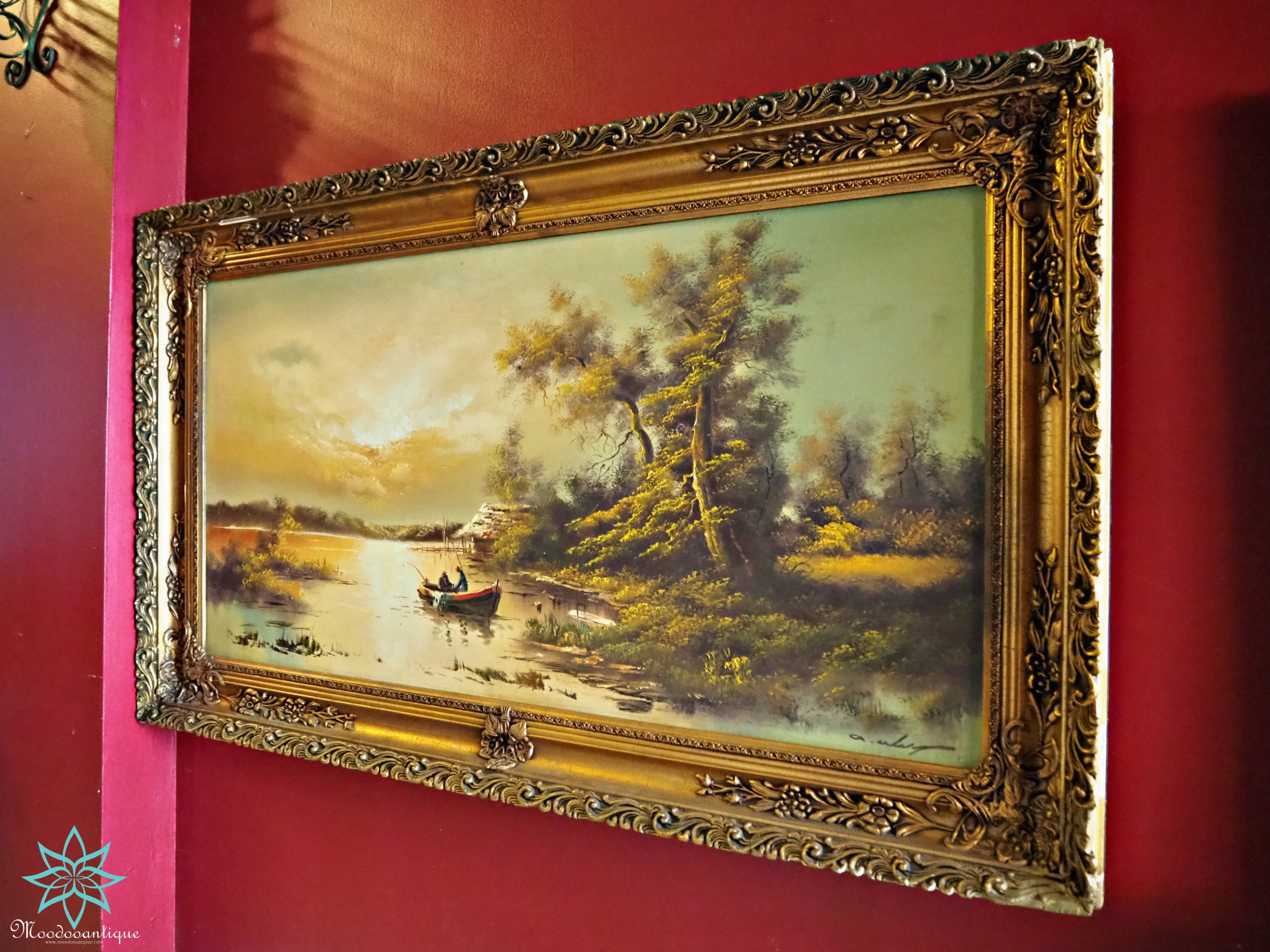 Morning Life (ภาพวาดสีน้ำมันบนผ้าใบ)