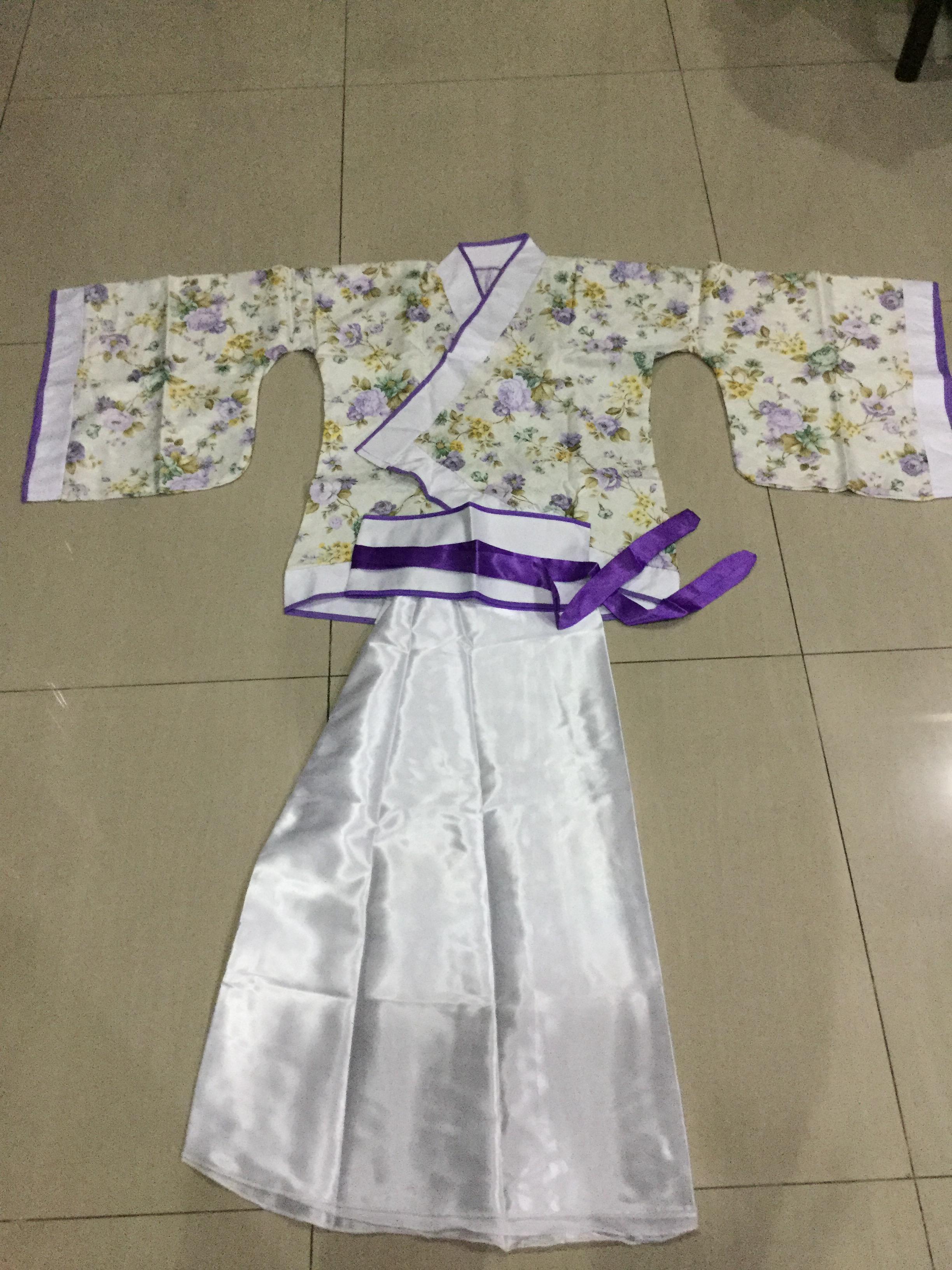 ชุดจีนราชวงศ์ถัว สีม่วง รหัส SF 39