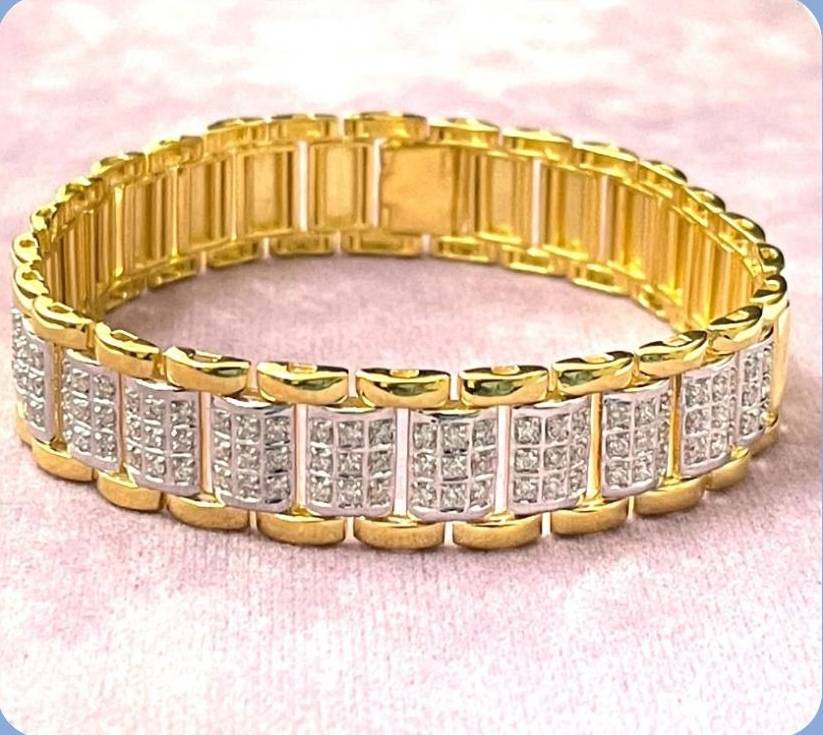 สร้อยข้อมือเพชรแท้รวม 0.78 cts