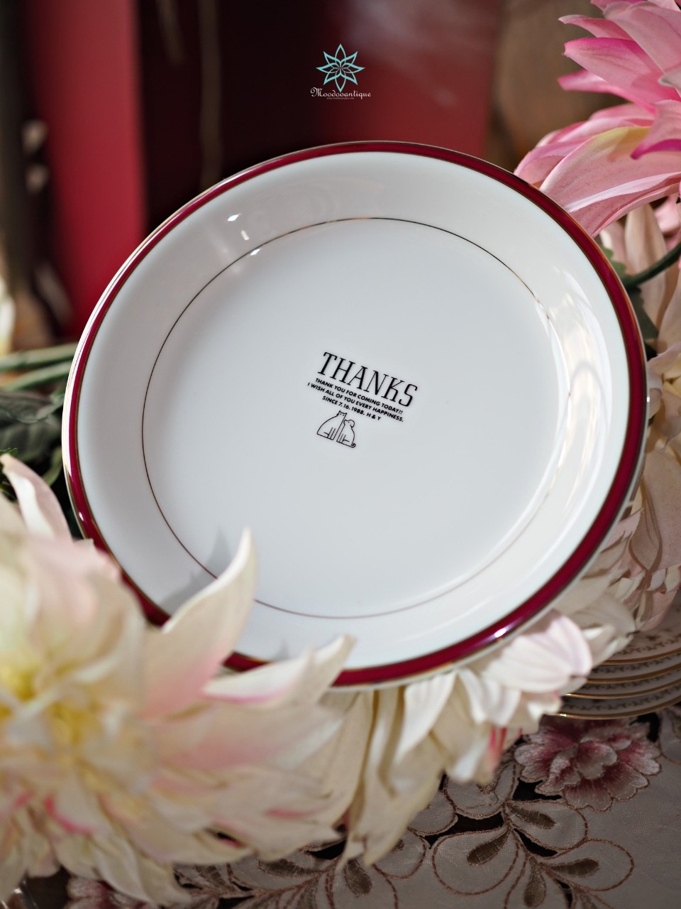 จานขนม แบรนด์ TABLE WARE Adam & Eve Tachikichi Japan