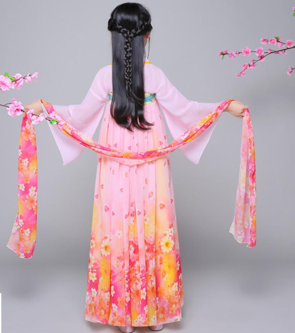 ชุดองค์หญิงน้อย สีโอรส รหัส FU 95