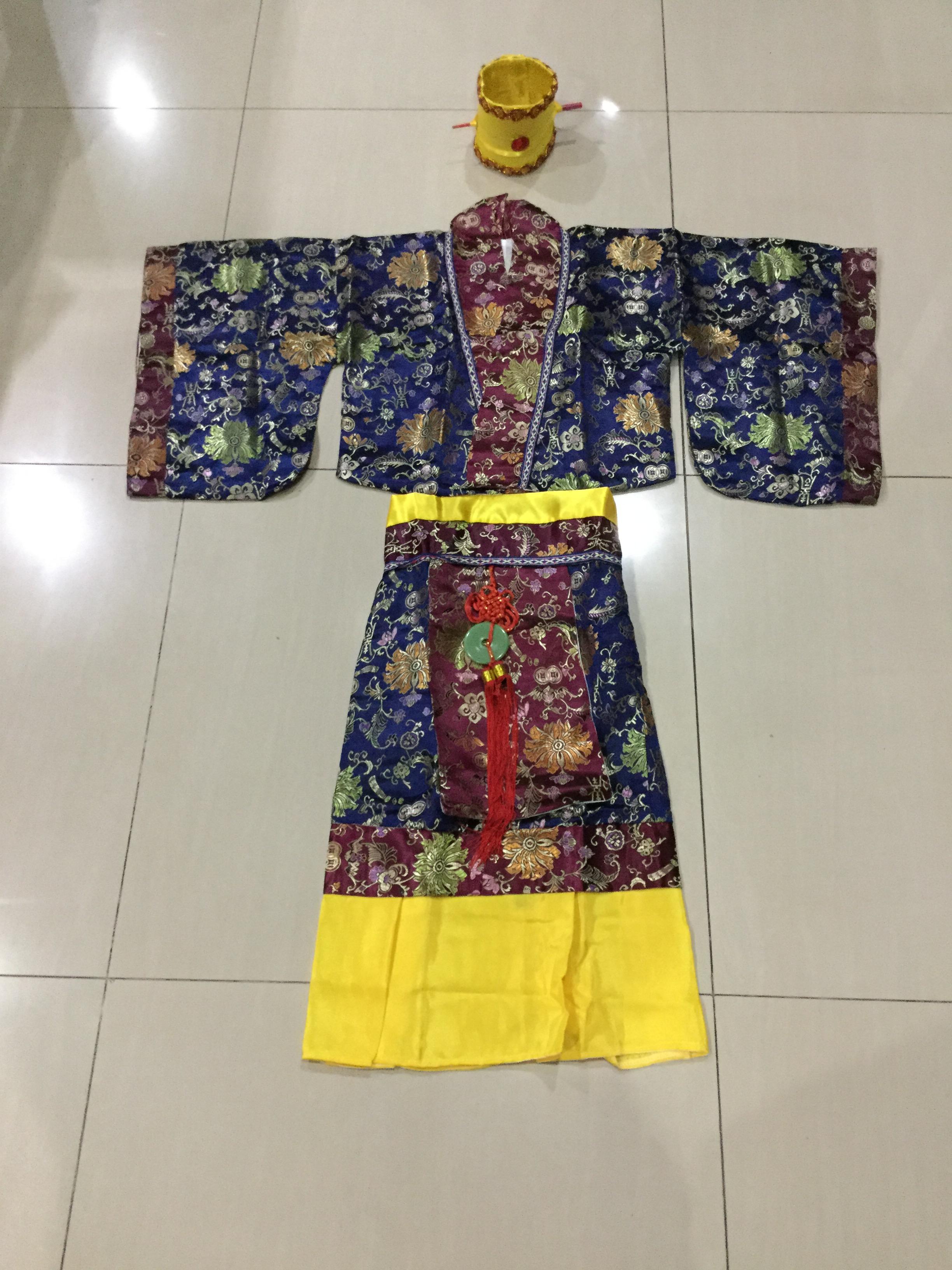 ชุดจักรพรรดิเด็ก สีน้ำเงิน รหัส BB 80