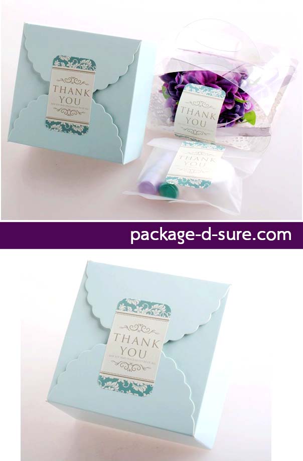 สติกเกอร์ THANK YOU สี่เหลื่ยมผืนผ้า ลายคลาสสิค แพ็ค 5 แผ่น 30 ดวง