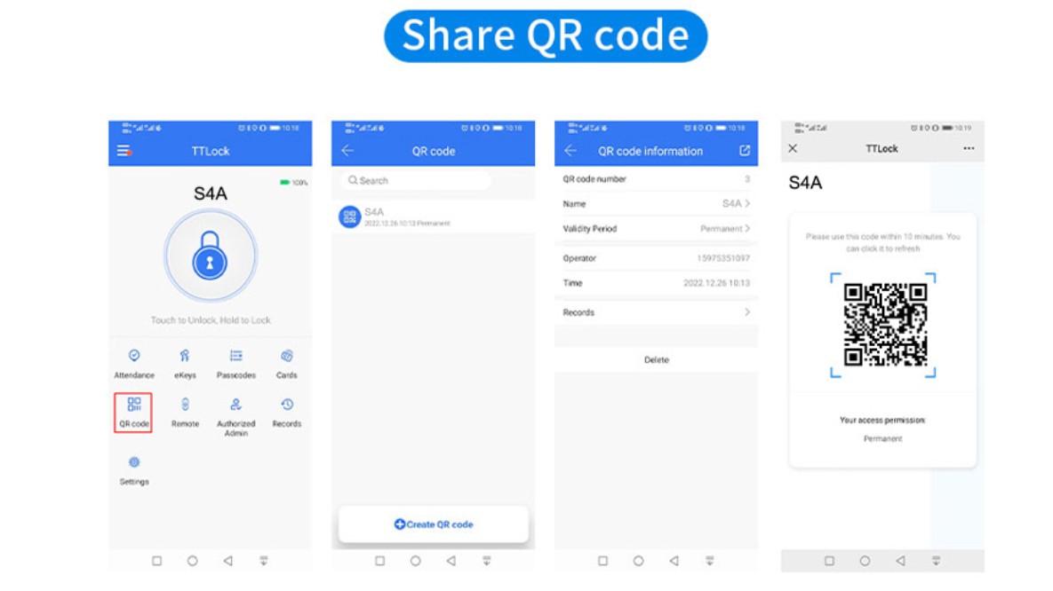 เครื่องอ่านบัตรประตูคีย์การ์ด กันน้ำ ใช้แอพได้ ผ่านแอพ TTLOCK RFID ใช้ QR Code เปิดประตูได้ รองรับบัตร/ password/ qrcode /app ผ่าน blutooth **เพิ่มเกตุเวย์สั่งการผ่าน wifi ได้