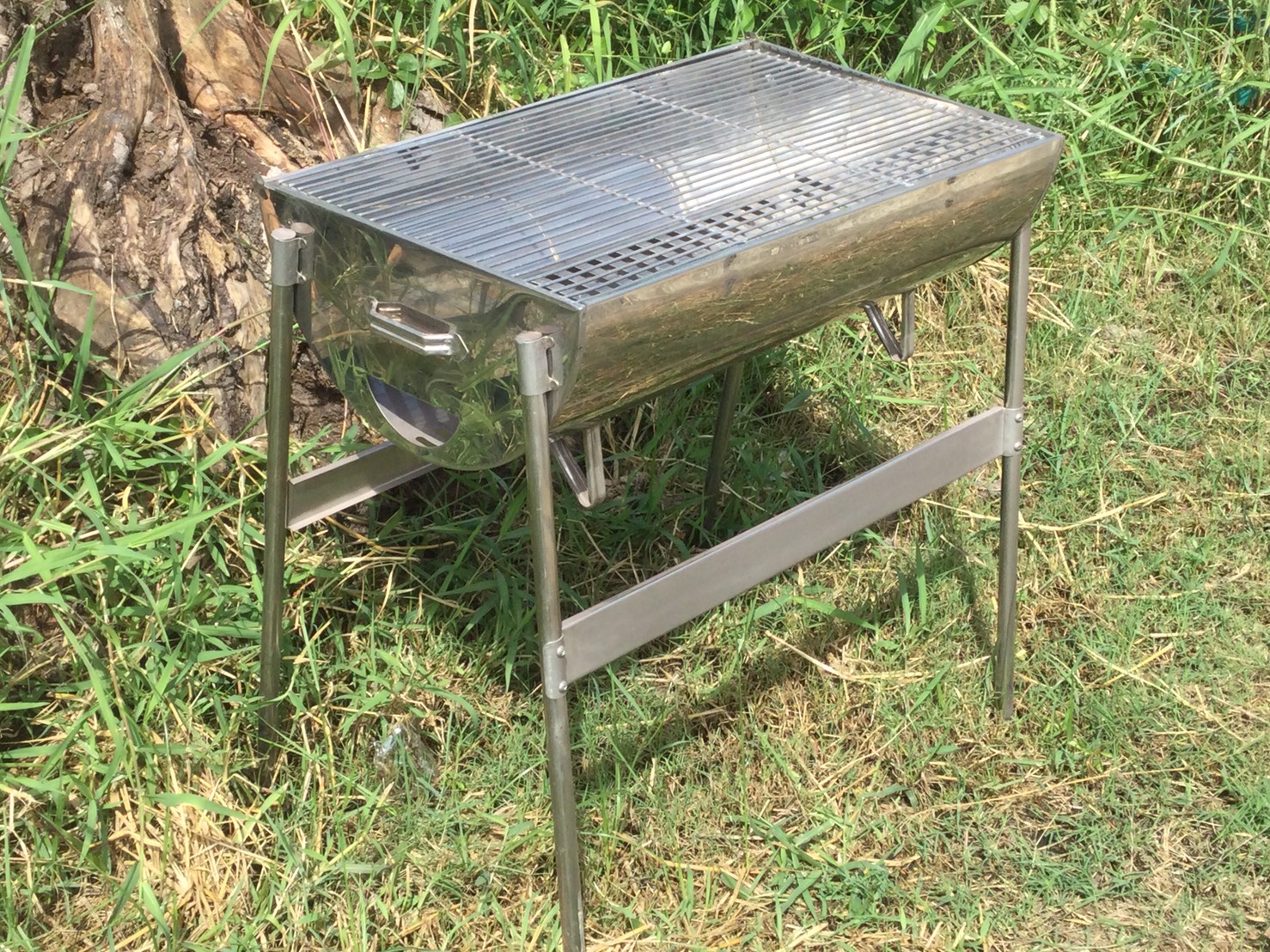 เตาปิ้งย่างสแตนเลส 304 รุ่นใหญ่(ไม่มีฝา) ขนาด 73 ซม.