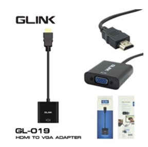 GLINK box.ตัวแปลง VGA TO HDMI Adapter/GL019