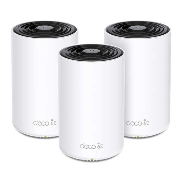 Deco XE75 Pro(3-Pack) AXE5400 Tri-Band Mesh Wi-Fi 6E System