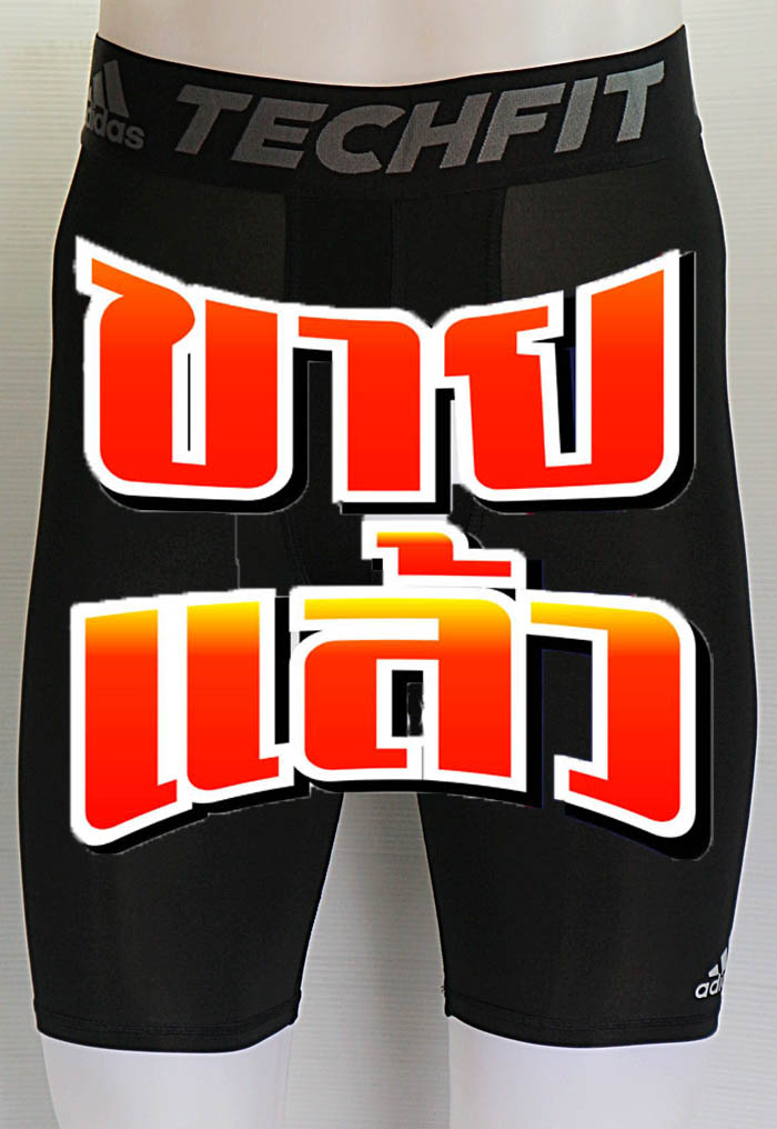 กางเกงรัดกล้ามเนื้อ ADIDAS TECHFIT สีดำ ไซส์ M