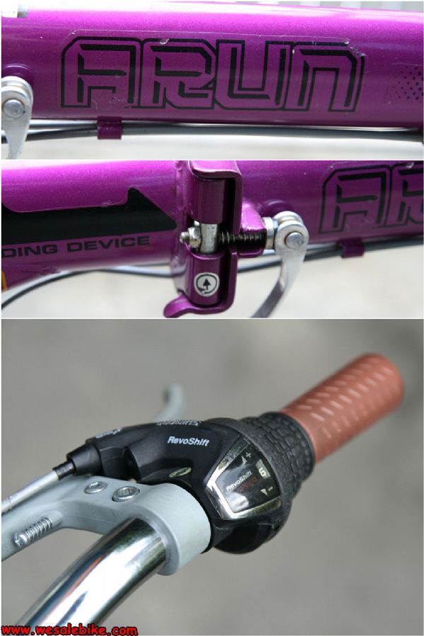 จักรยานพับ ARUN ล้อ20นิ้ว 6เกียร์ มีโช๊คหลัง