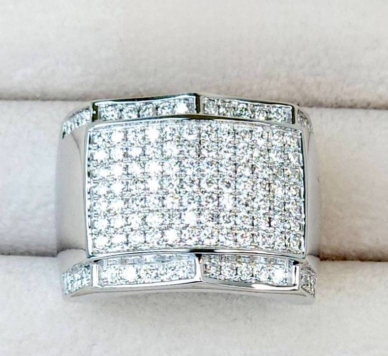 แหวนเพชรแท้ผู้ชาย 1.78 cts