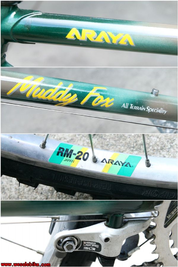 จักรยาน ARAYA Moddy Fox ตัวถังTange ล้อ26นิ้ว ไซส์ S