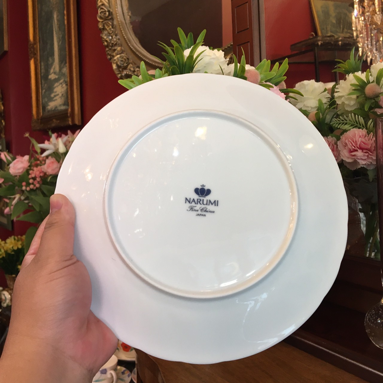 จานอาหารขอบทอง NARUMI 6 ใบ