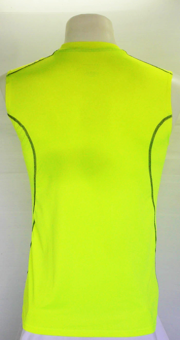 เสื้อรัดกล้ามเนื้อ TEK GEAR แขนกุด สีเรืองแสง ไซส์ M