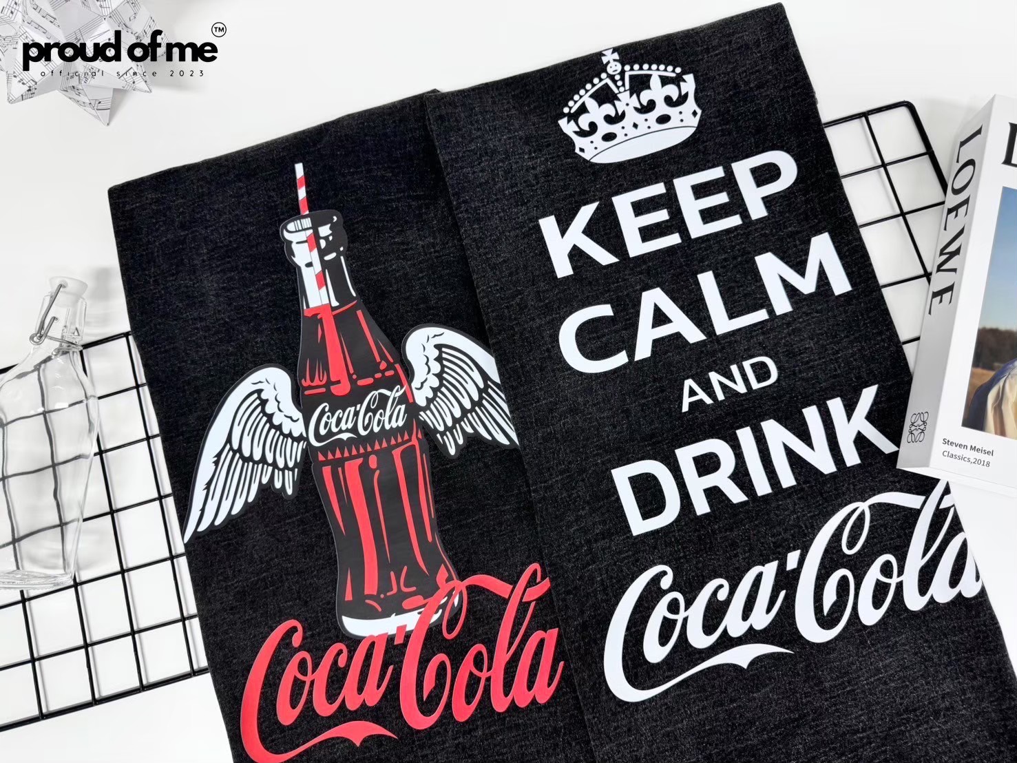 เสื้อยืดงานฟอกลายโค้ก