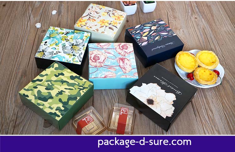 กล่องสี่เหลี่ยมจัตุรัส เปิดบน 13.5x13.5x5 สีเหลือง ลายเด็กชาย