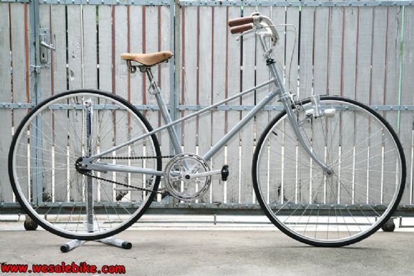 จักรยานผ่าหวาย Single speed ดุมถอยหลังเบรค