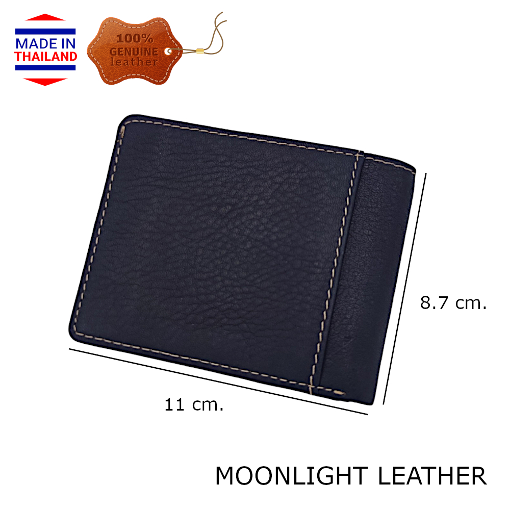 กระเป๋าสตางค์หนังแท้ หนีบแบงค์ Money Clip รุ่น Miix แบรนด์แท้ทำจากหนังวัว นุ่ม สวย ไม่ลอก มีกล่อง