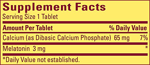 Nature Made Melatonin 3mg 120 เม็ด หมดอายุ 01/2027