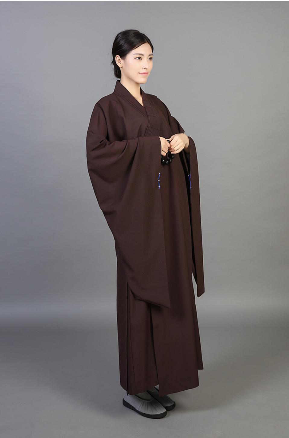 ชุดแม่ชี ผ้าลินิน รหัส S 55 สินค้าพร้อมส่ง