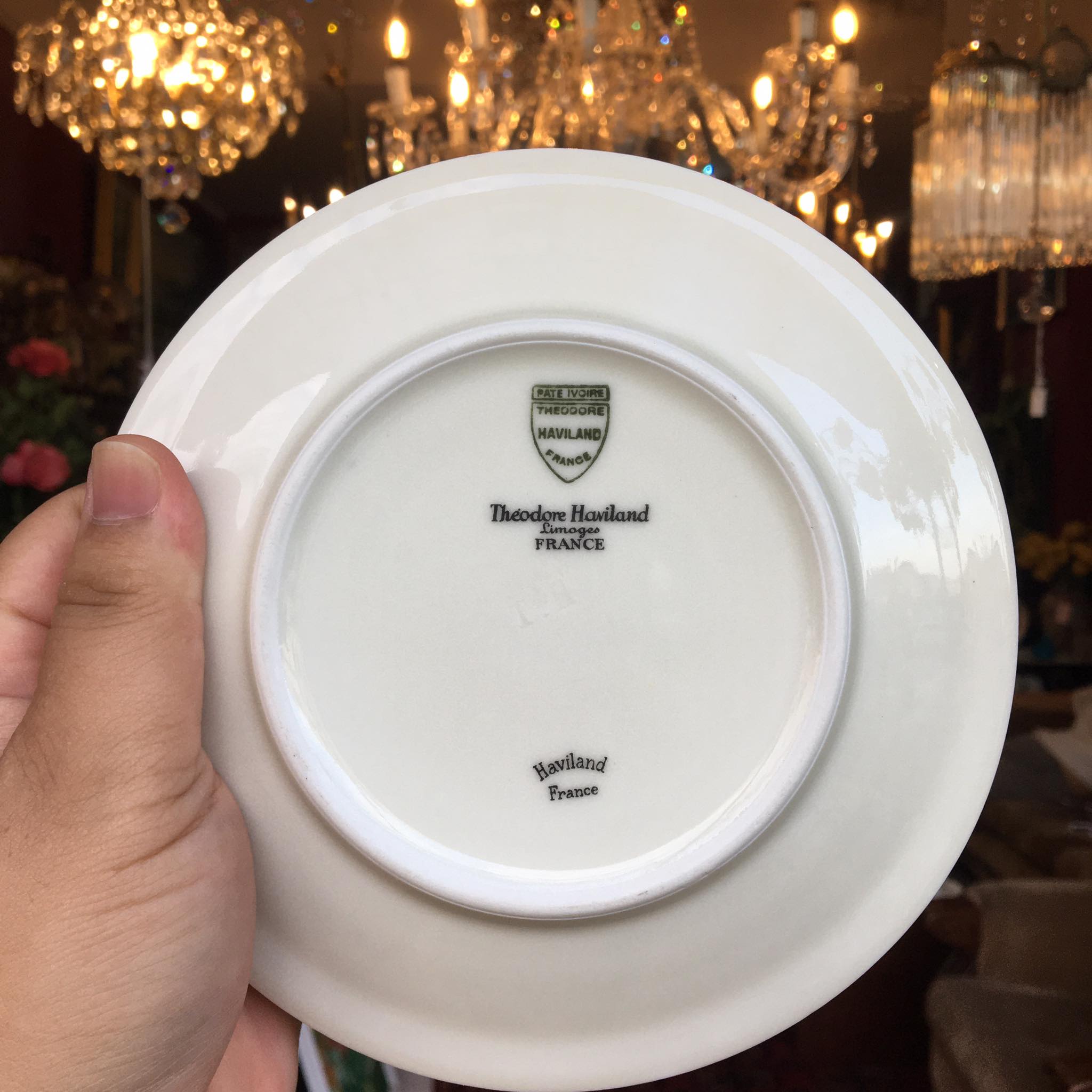 ชุุดจานอาหาร Branded Limoges จากฝรั่งเศส