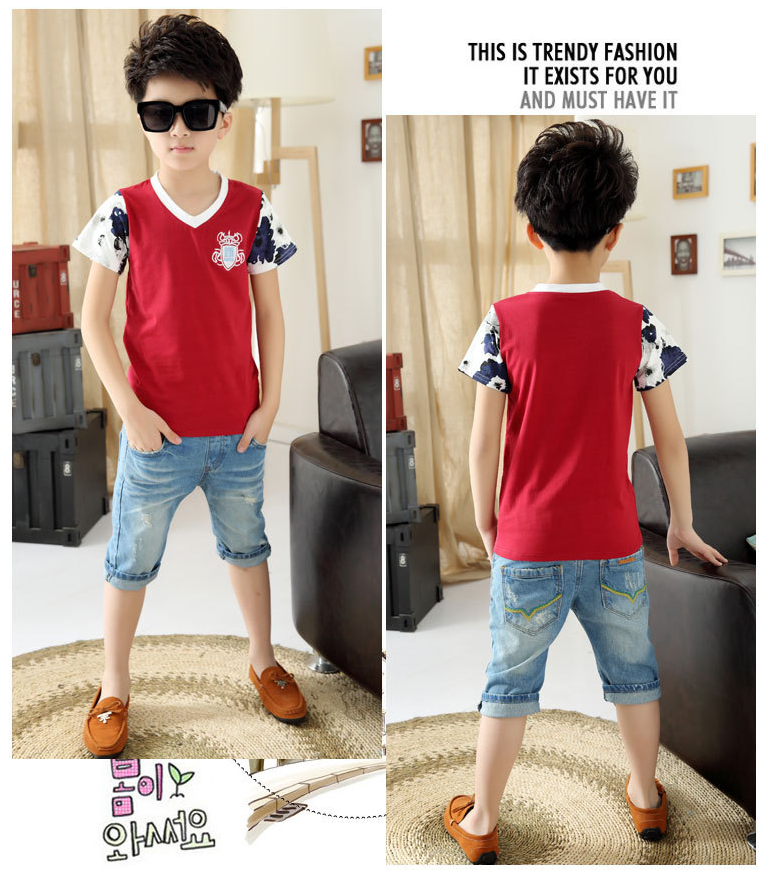 เสื้อยืดแขนสั้นเด็ก Size 110,120,130,140