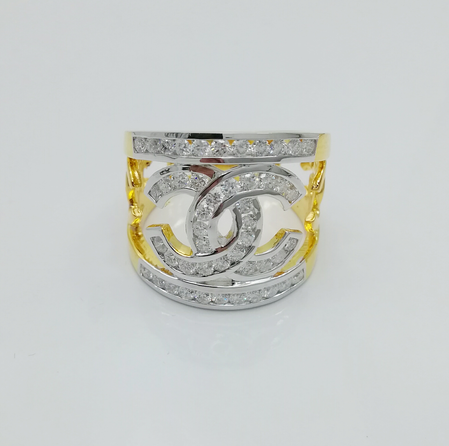 แหวนเพชรชาแนล Chanel 0.96 cts ทองคำ 18K