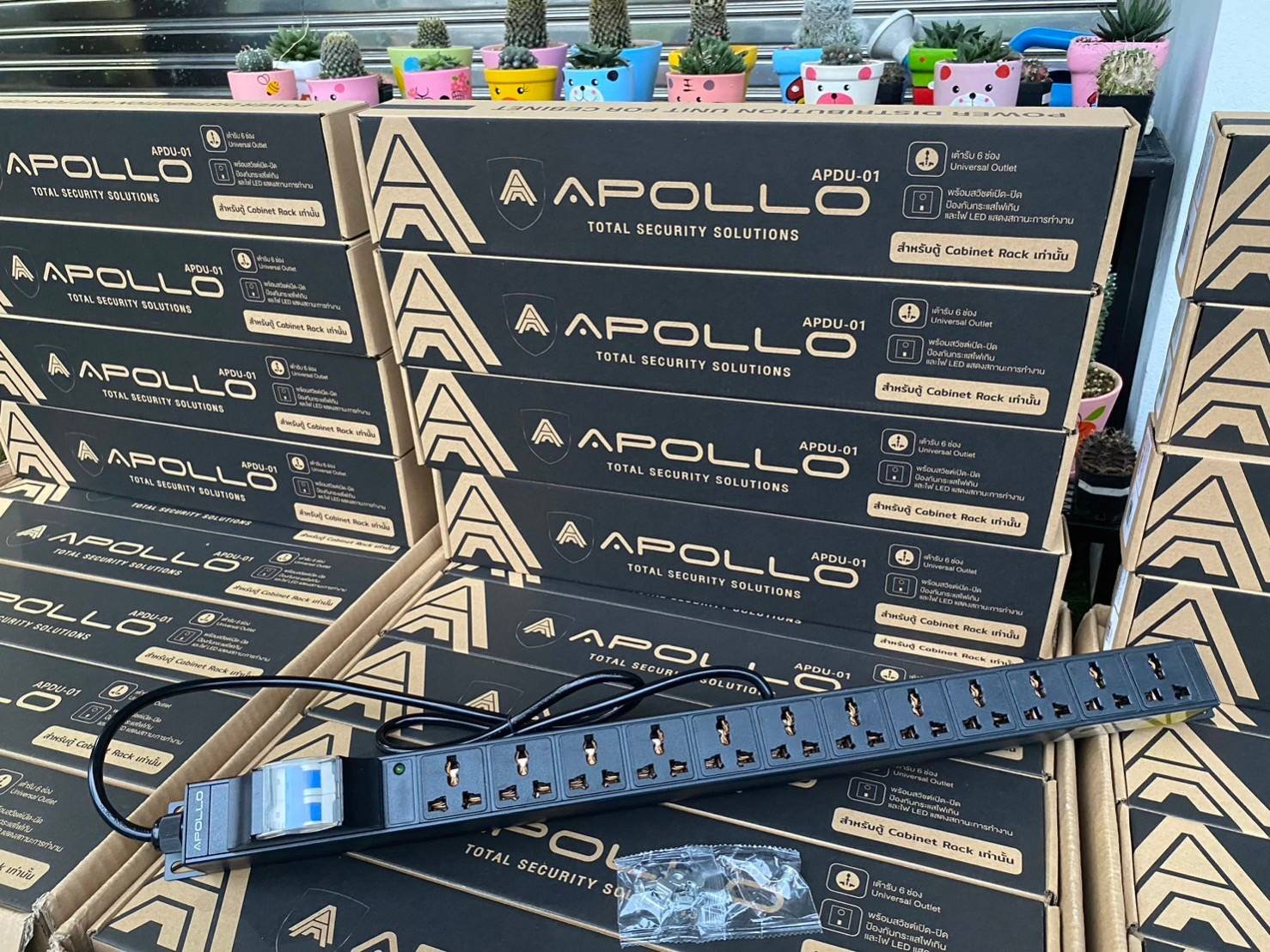 ปลั๊ก PDU 12 ช่อง APDU-09 Apollo power rack PDU 12 channel APDU-09