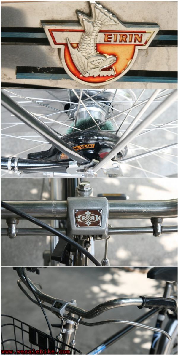 จักรยาน EIRIN HOPPER ล้อ26นิ้ว ชิ้นส่วนSTAINLESS STEEL เกียร์ดุม3เกียร์